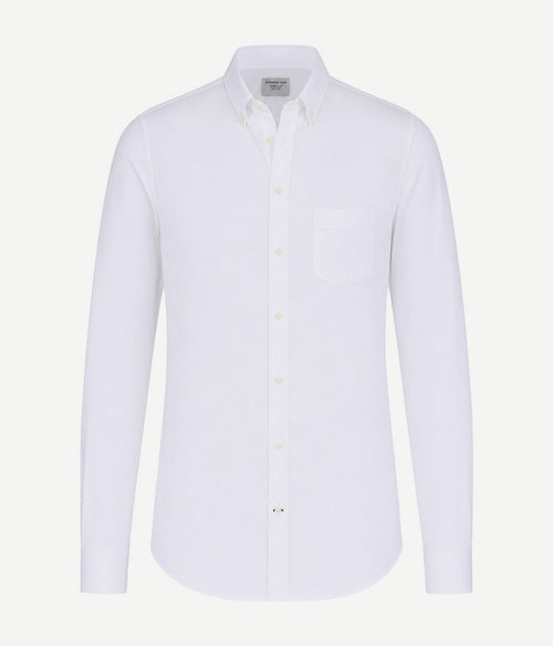 Extra long sleeves fine Oxford overhemd