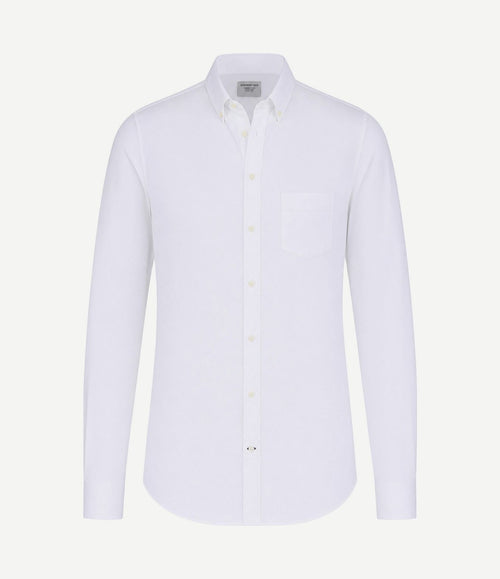 Extra long sleeves fine Oxford overhemd