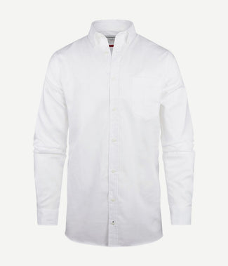 Steppin' Out extra long sleeves overhemd twill wit | Regular-fit Steppin' Out extra long sleeves overhemd twill wit | Regular-fit