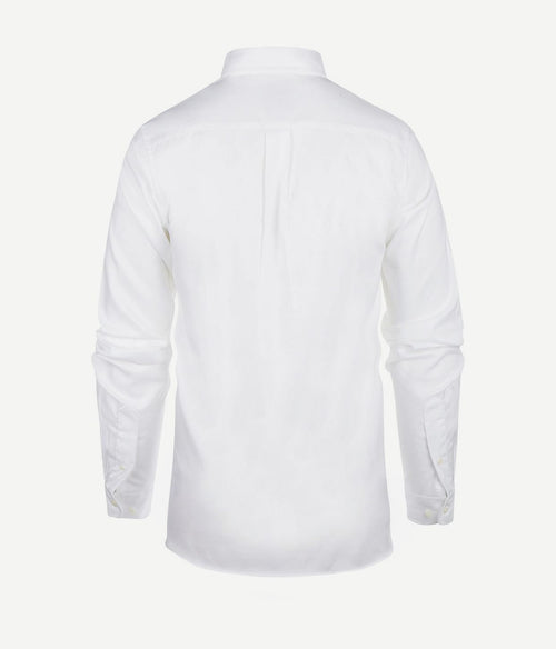 Steppin' Out extra long sleeves overhemd twill wit | Regular-fit