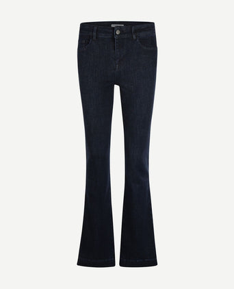 Steppin' Out flared jeans dames dark blue denim