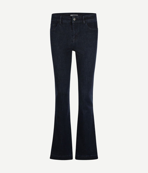 Steppin' Out flared jeans dames dark blue denim