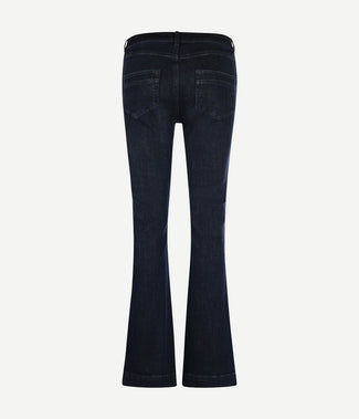 Steppin' Out flared jeans dames dark blue denim Steppin' Out flared jeans dames dark blue denim
