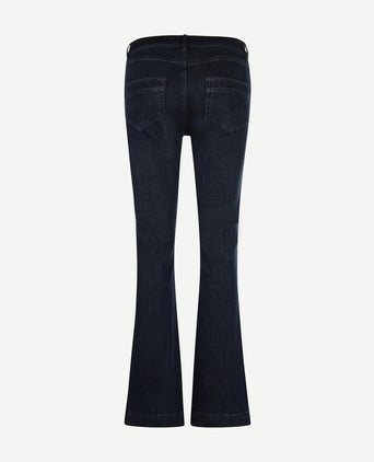 Steppin' Out flared jeans dames dark blue denim