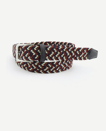 Geweven riem multicolour donkerblauw