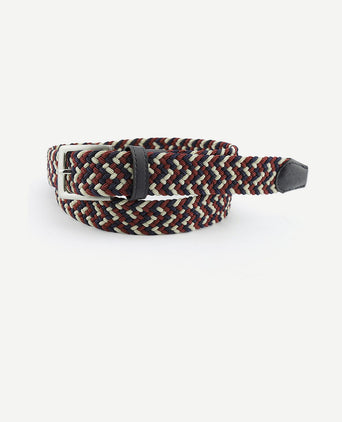 Geweven riem multicolour donkerblauw