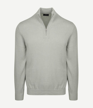 Half-zip trui colin grijs Half-zip trui colin grijs