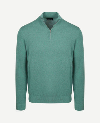 Half-zip trui colin groen