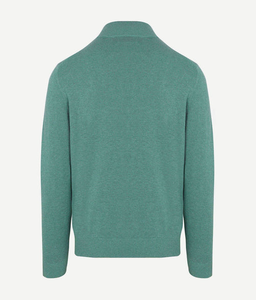 Half-zip trui colin groen