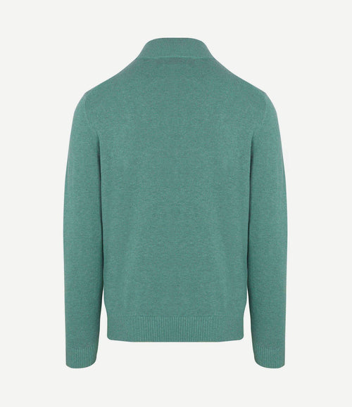 Half-zip trui colin groen