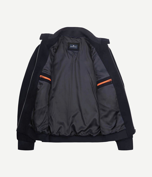 Herrit jack wool blend donkerblauw
