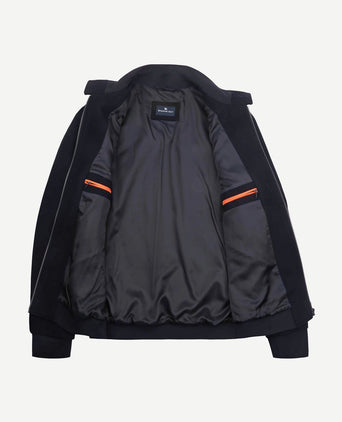 Herrit jack wool blend donkerblauw