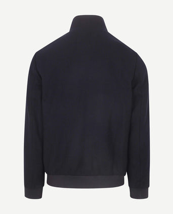 Herrit jack wool blend donkerblauw