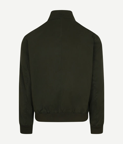 Turbo twill jacket donkergroen