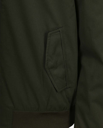 Turbo twill jacket donkergroen