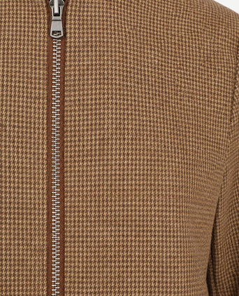 Herritage jack wool blend pepita bruin