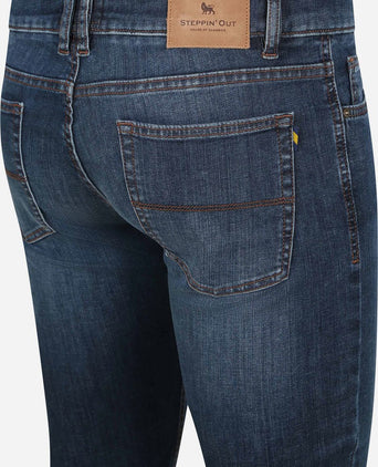 Jeans new russel medium denim blauw
