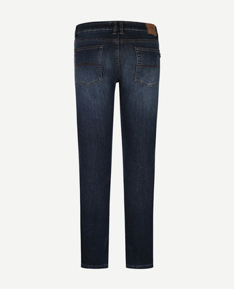 Steppin' Out jeans new russel medium denim blauw | Slim-fit
