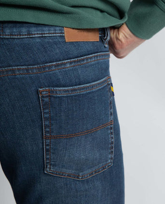 Steppin' Out jeans new russel medium denim blauw | Slim-fit