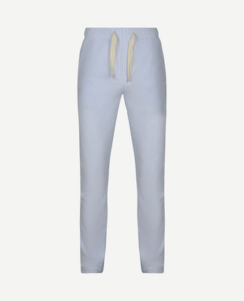 Loungebroek streep lichtblauw