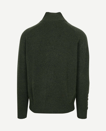 Mocker trui lamswol groen
