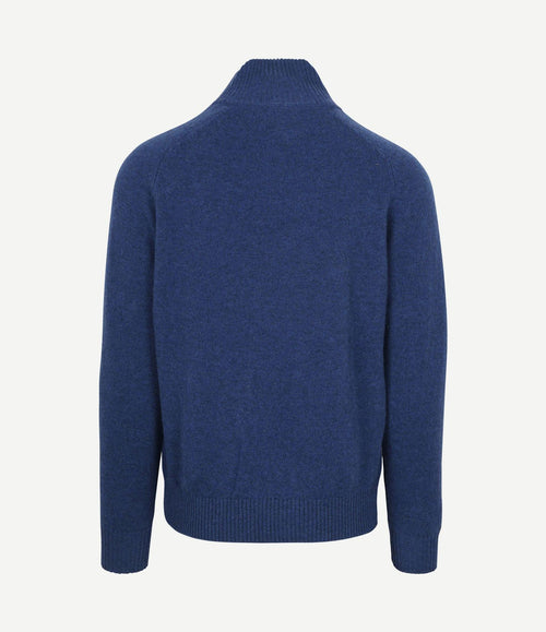 Mocker trui lamswol royal blauw