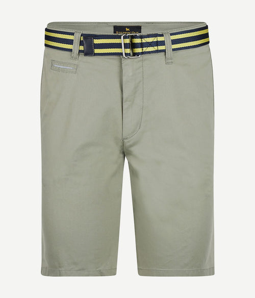 Steppin' Out northport short sage groen | Regular-fit