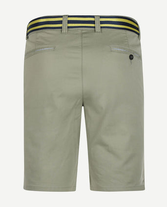 Steppin' Out northport short sage groen | Regular-fit