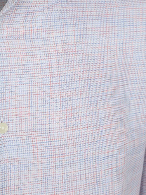 Overhemd faux ruit multicolour