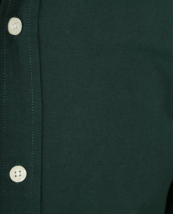 Steppin' Out overhemd Oxford donkergroen | Regular-fit
