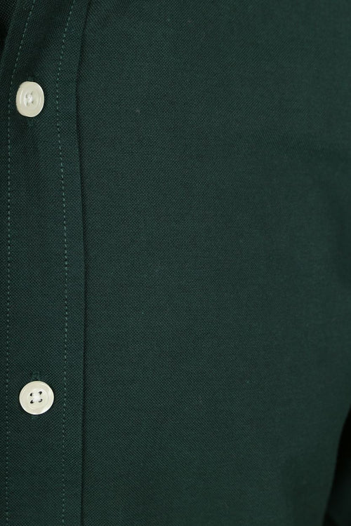 Steppin' Out overhemd Oxford donkergroen | Regular-fit