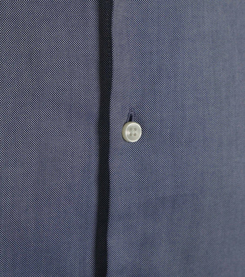 Overhemd Oxford melange blauw
