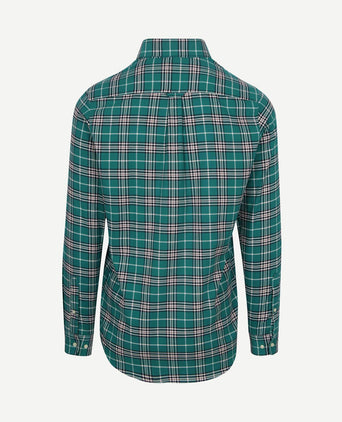 Flanel overhemd ruit groen