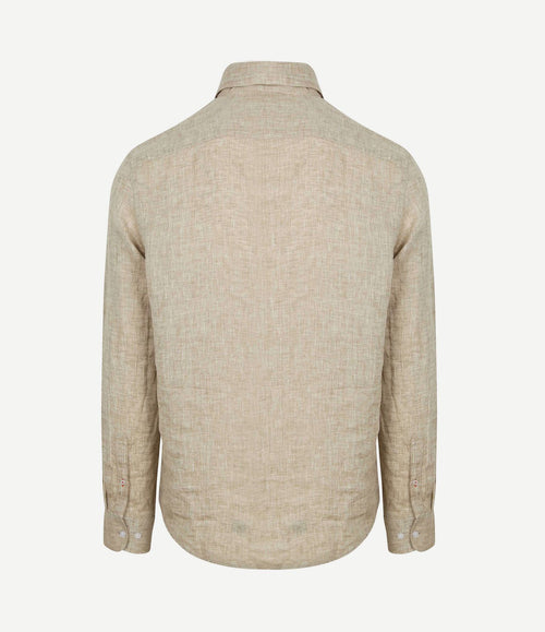 Overhemd linnen beige