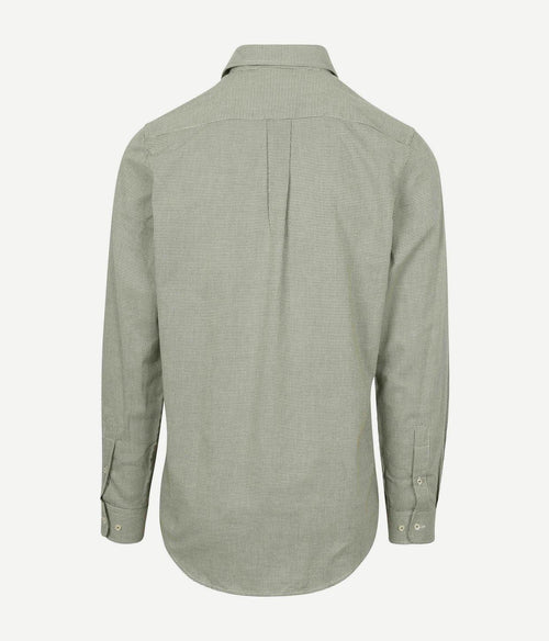 Steppin' Out overhemd flanel pepita groen | Slim-fit