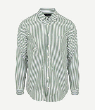Overhemd big stripe groen Overhemd big stripe groen