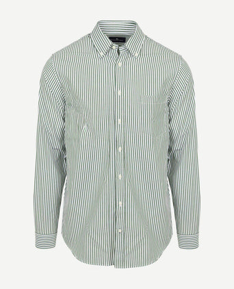 Overhemd big stripe groen