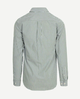 Overhemd big stripe groen