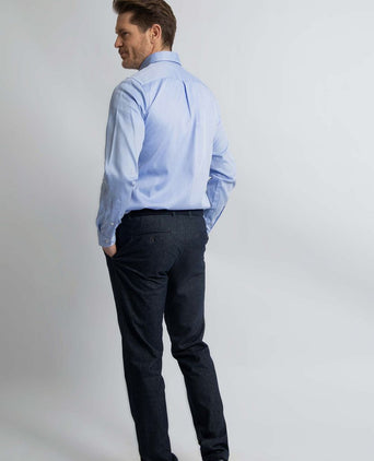 Steppin' Out overhemd regular-fit dobby lichtblauw regular-fit