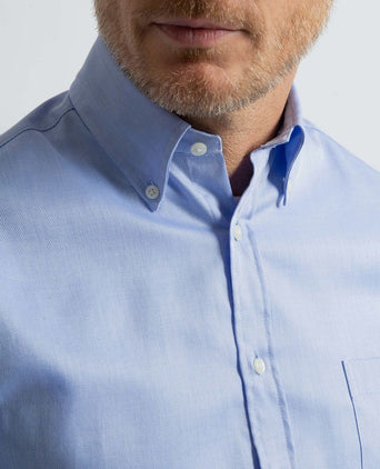 Steppin' Out overhemd regular-fit dobby lichtblauw regular-fit