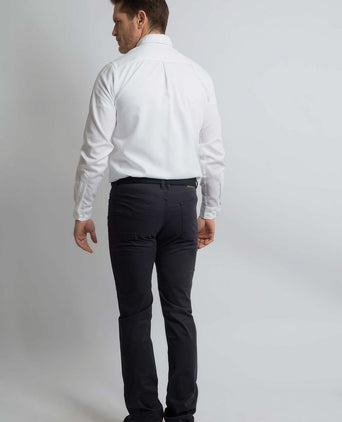 Steppin' Out overhemd dobby wit | Regular-fit