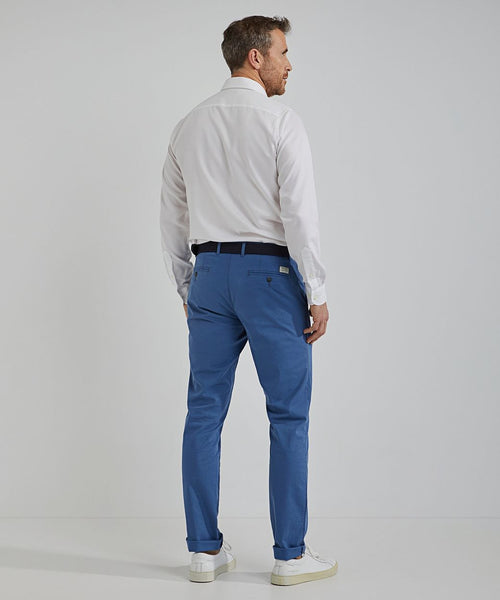 Steppin' Out overhemd dobby wit | Regular-fit