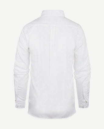 Steppin' Out overhemd dobby wit | Regular-fit