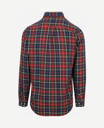 Overhemd flanel checks rood