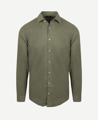Overhemd flanel olive