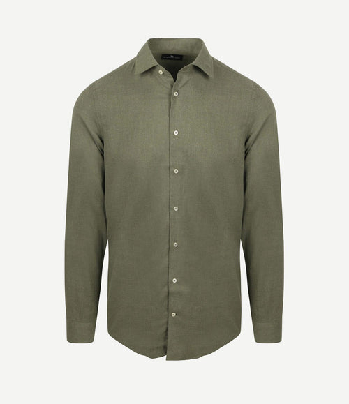 Overhemd flanel olive