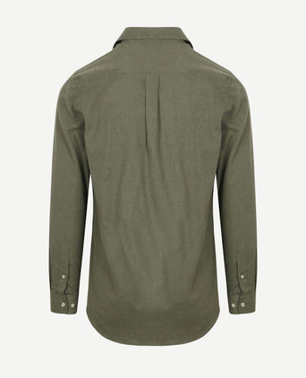 Overhemd flanel olive