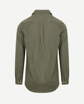 Overhemd flanel olive