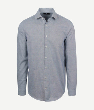 Overhemd flanel pepita blauw Overhemd flanel pepita blauw