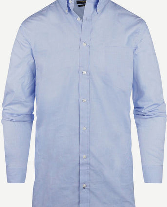 Steppin' Out overhemd mini ruit lichtblauw | Regular-fit